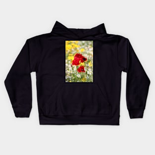 Poppy portrait Kids Hoodie